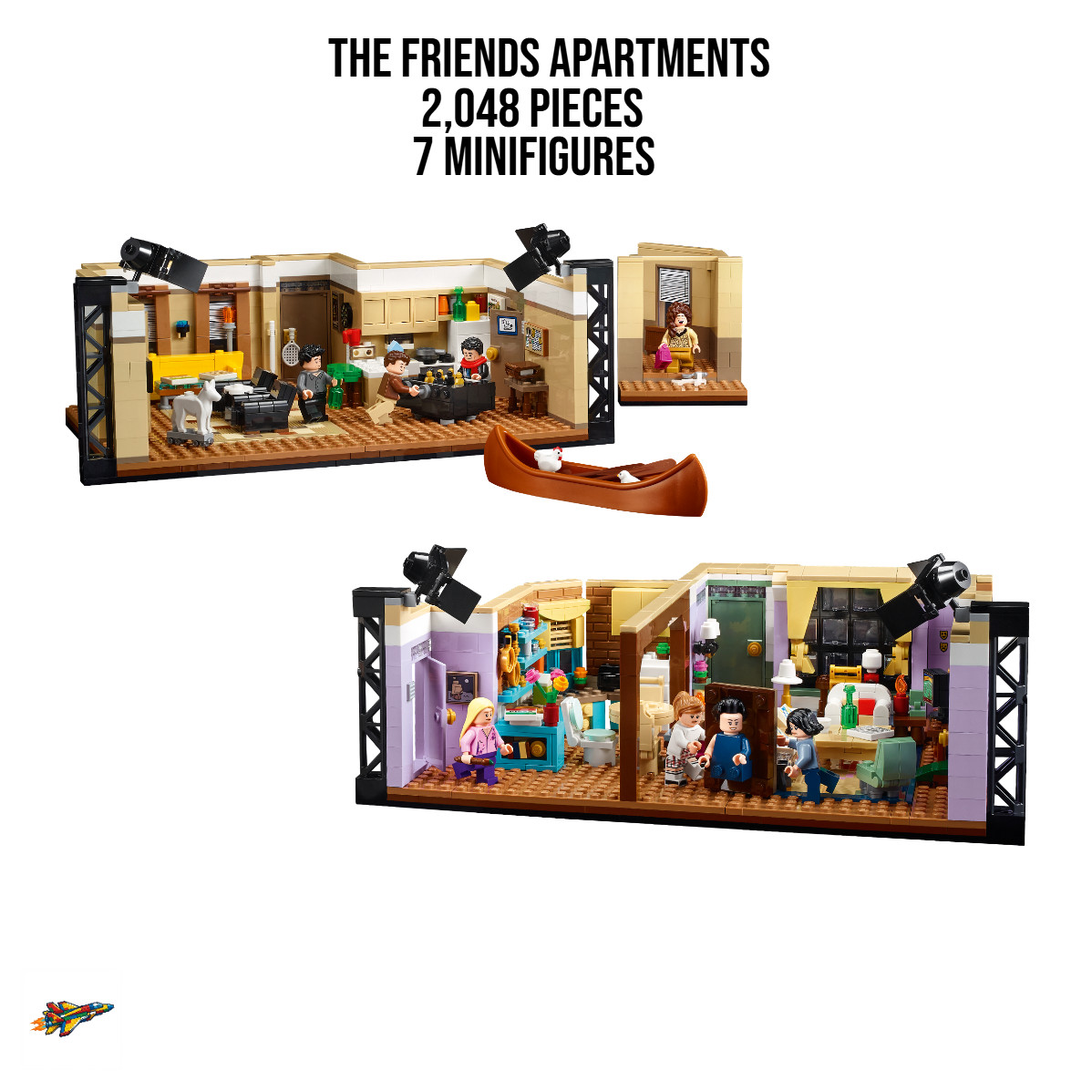 NEW The Friends Apartments (+2,048​ Pieces) Creator Expert Building Set