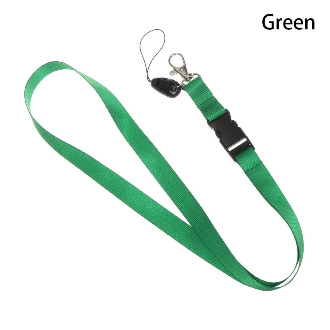 Multi Color Nylon Neck LANYARD ID Lanyard Keychain Key ID Cell Phone Holder
