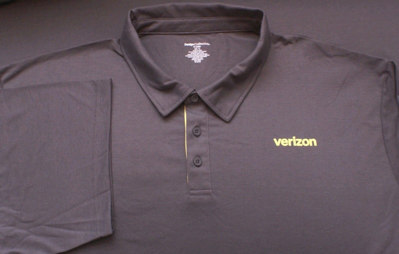 VERIZON Communications Employee Uniform Polo Shirt by Cintas, Men\'s 4XL Tall