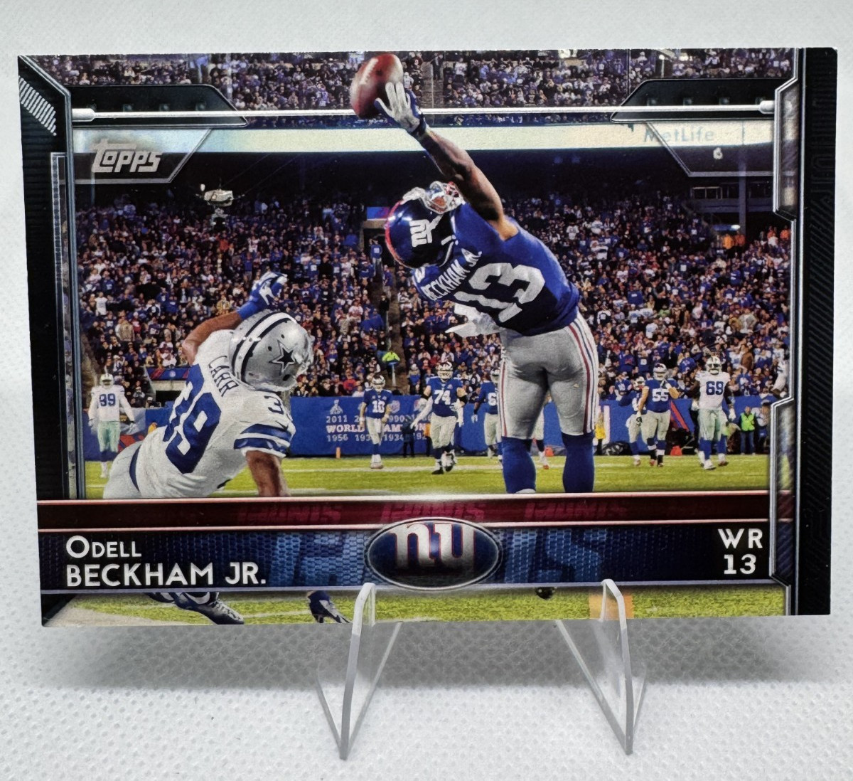 2015 Topps - Odell Beckham Jr. #120 Horizontal, Catching Football 2015 Topps - Odell Beckham Jr. #120 Horizontal, Catching Football