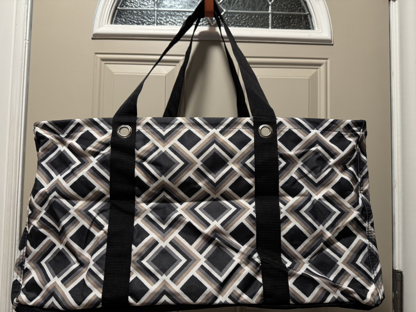 Thirty-One Large Utility Tote - Brand New In Package - Deco Diamond