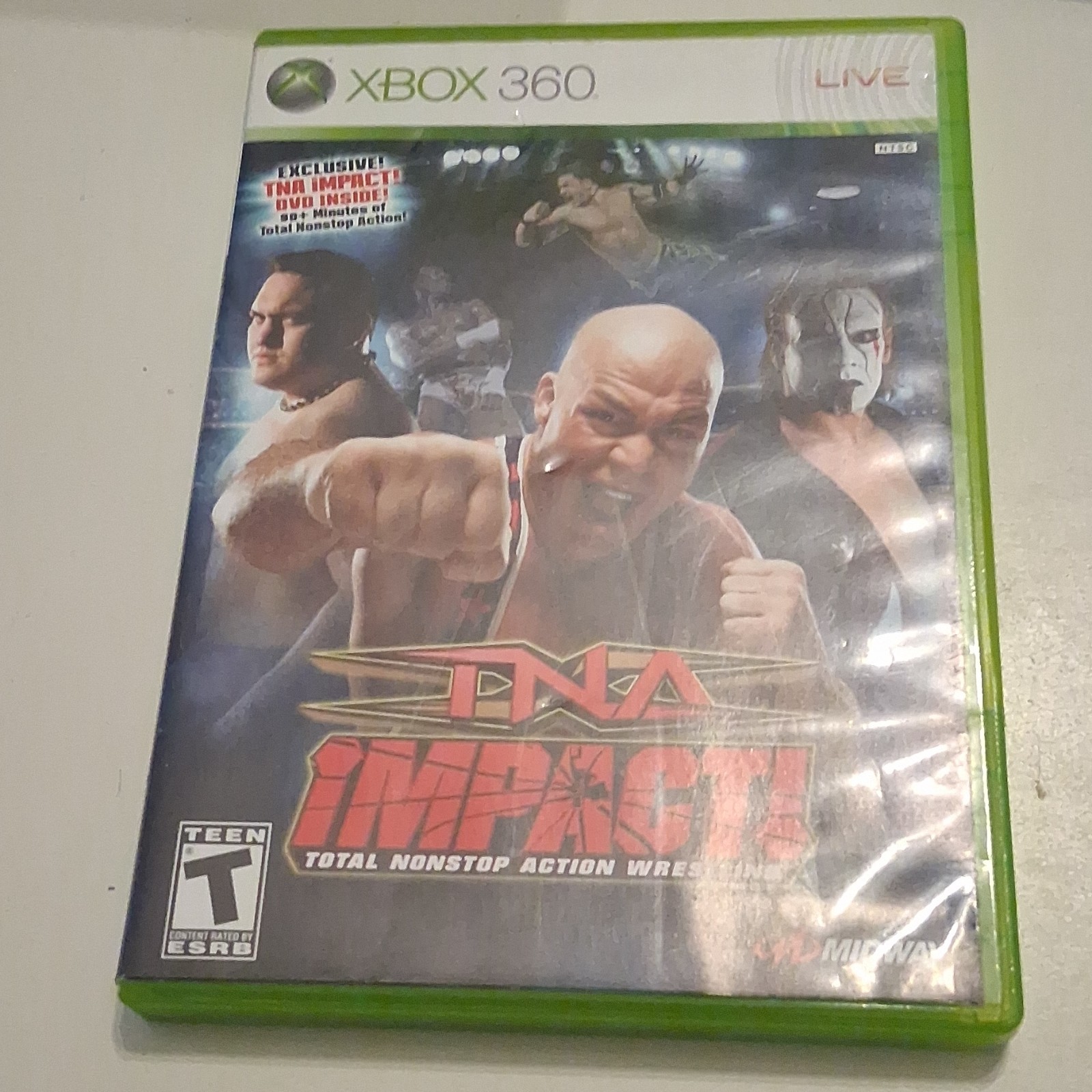TNA iMPACT 2008 Microsoft Xbox 360 CIB Complete Video Game TNA iMPACT 2008 Microsoft Xbox 360 CIB Complete Video Game