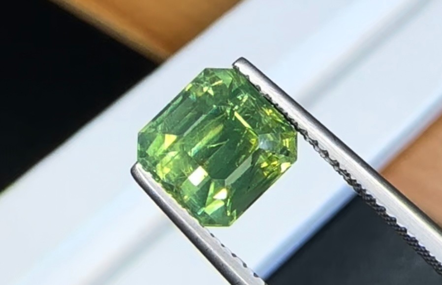 4.13ct Amazing Green Zircon | Natural from Sri Lanka