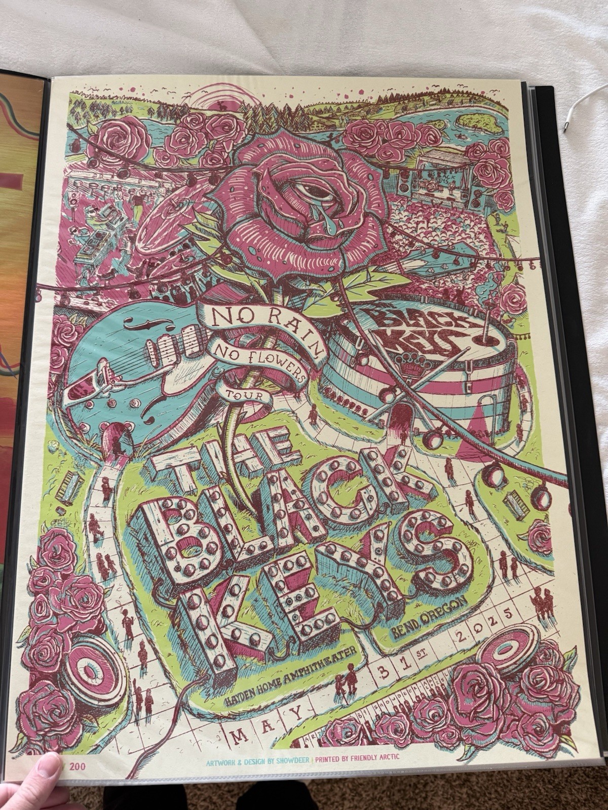 The Black Keys Poster 5/31/2025 Bend OR Numbered The Black Keys Poster 5/31/2025 Bend OR Numbered