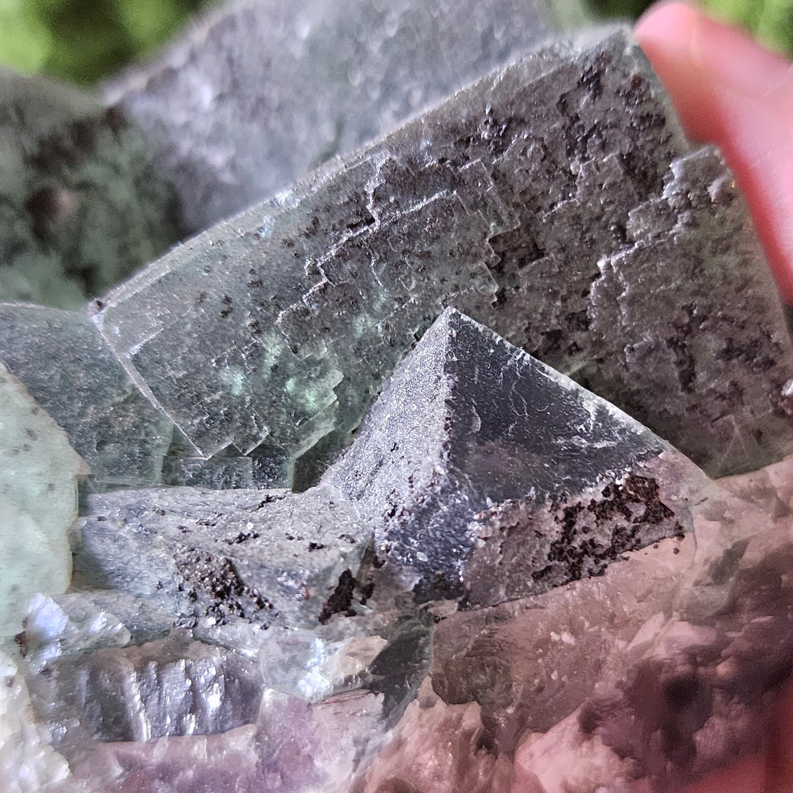 Large Green/Blue Cubic Flourite Specimen Large Green/Blue Cubic Flourite Specimen