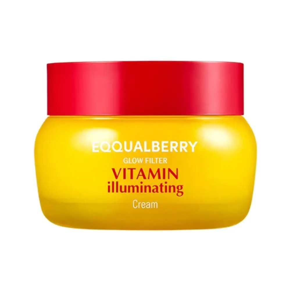EQQUALBERRY Glow Filter Vitamin Illuminating Cream Korean Facial Brightening