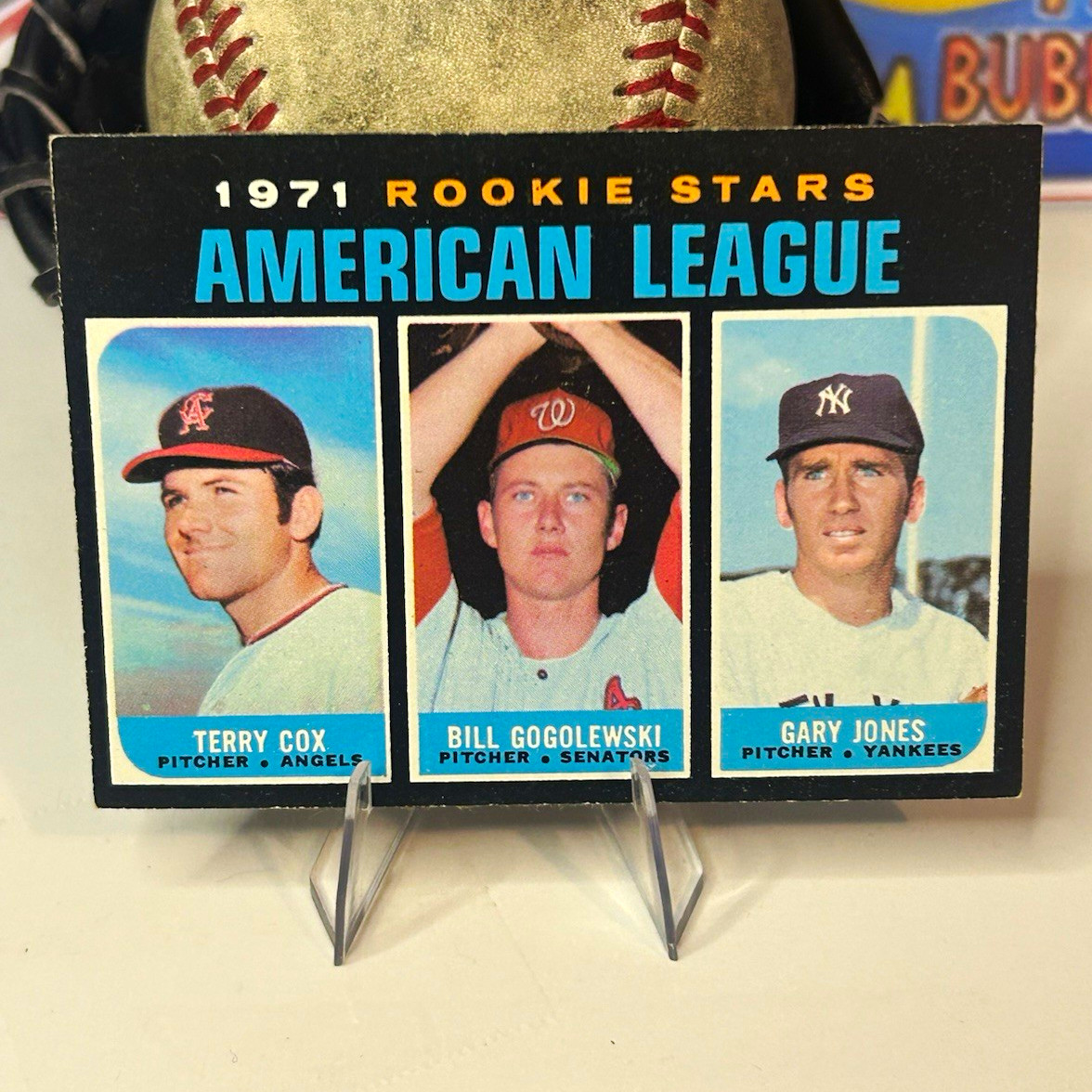 Topps 1971 Topps #559 Rookie Stars AL Terry Cox Gogolewski Gary Jones