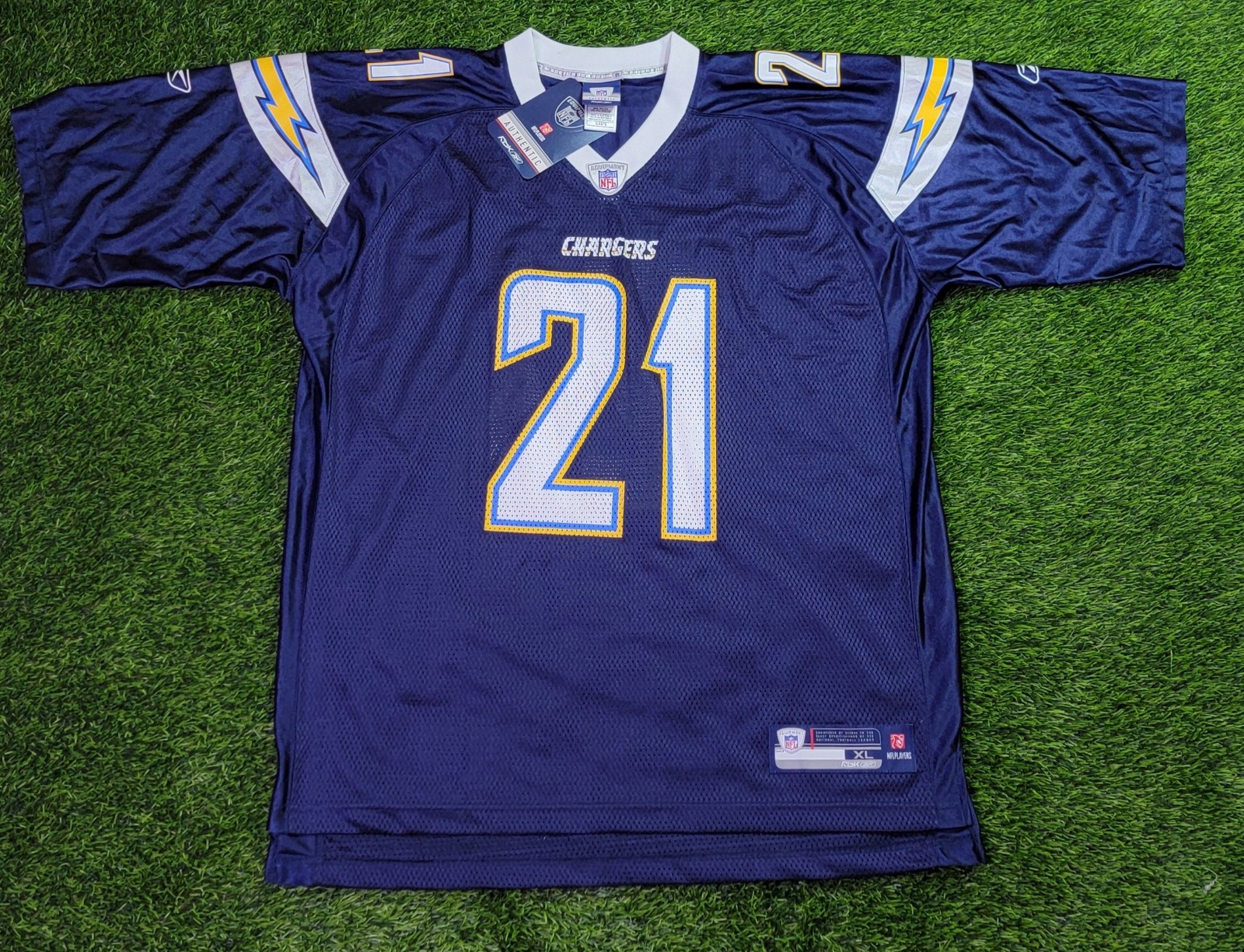 Ladanian Tomlinson San Diego Chargers Jersey Mens XL Reebok NFL Football #21 VTG