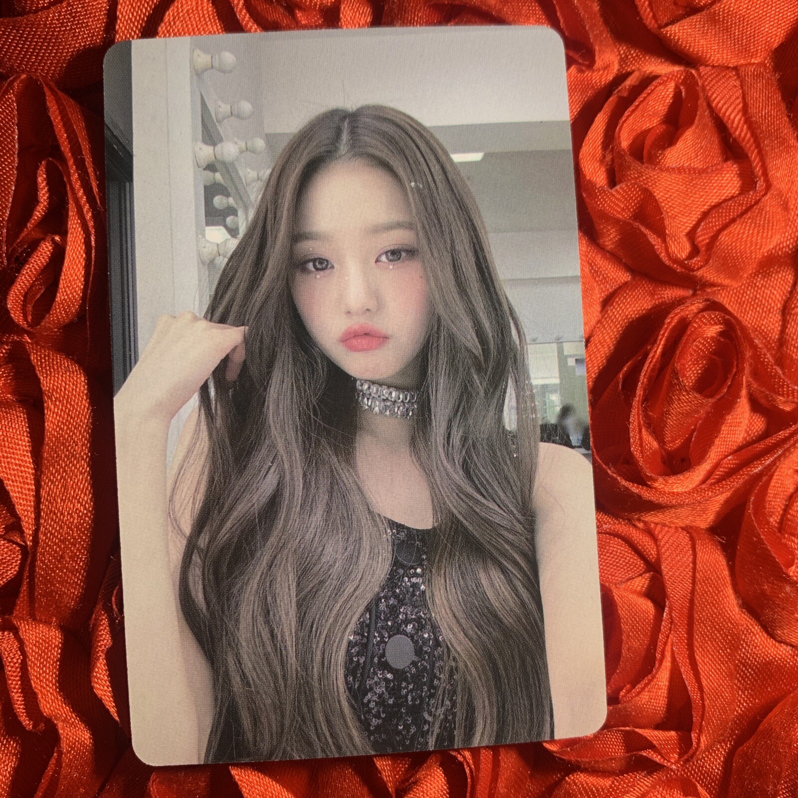 Wonyoung IVE ELEVEN Edition Celeb K-pop Girl Photo Card Crystal Glam