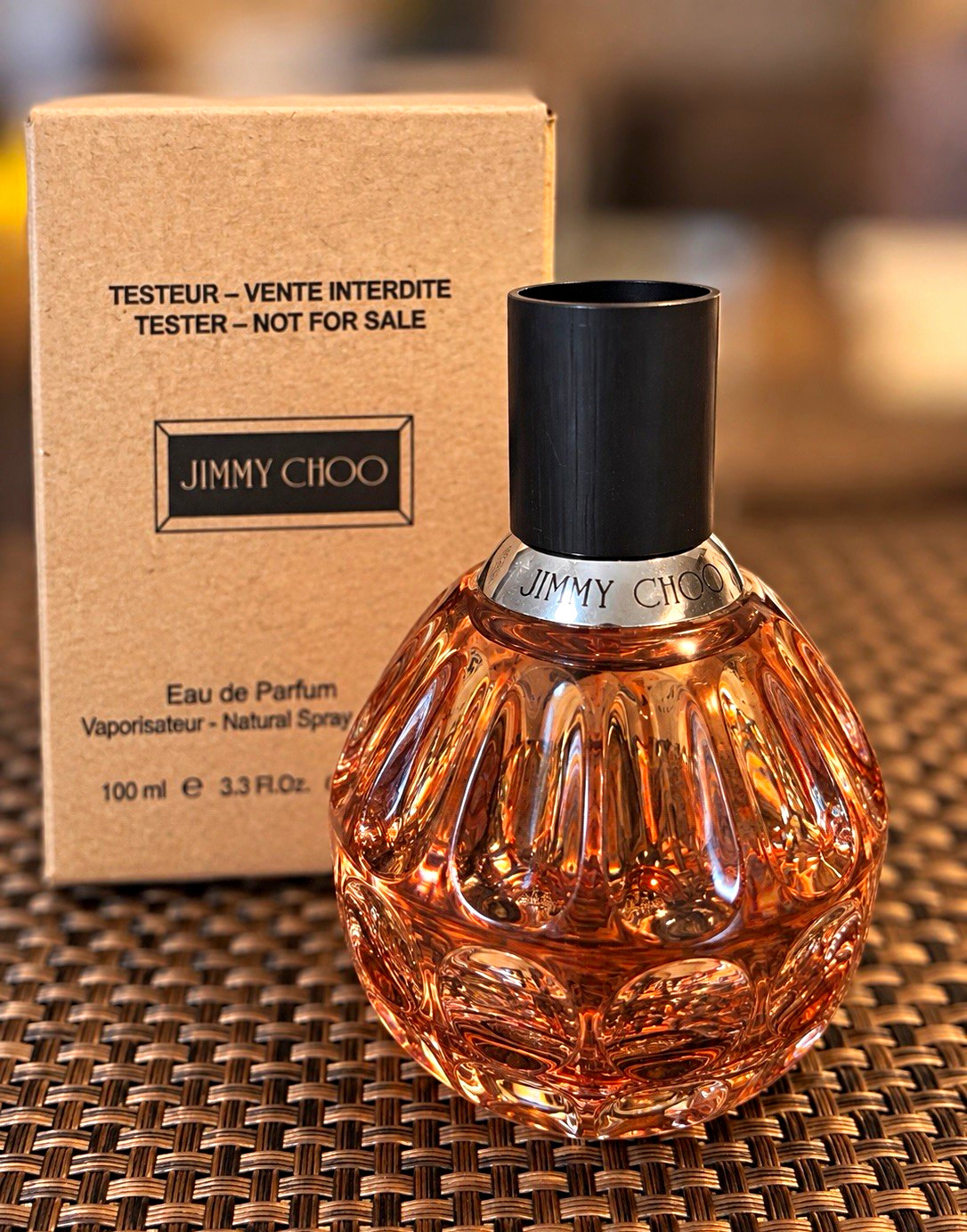 AUTHENTIC Jimmy Choo Eau de Parfum Spray Tester, Regular Size 3.3 fl oz AUTHENTIC Jimmy Choo Eau de Parfum Spray Tester, Regular Size 3.3 fl oz