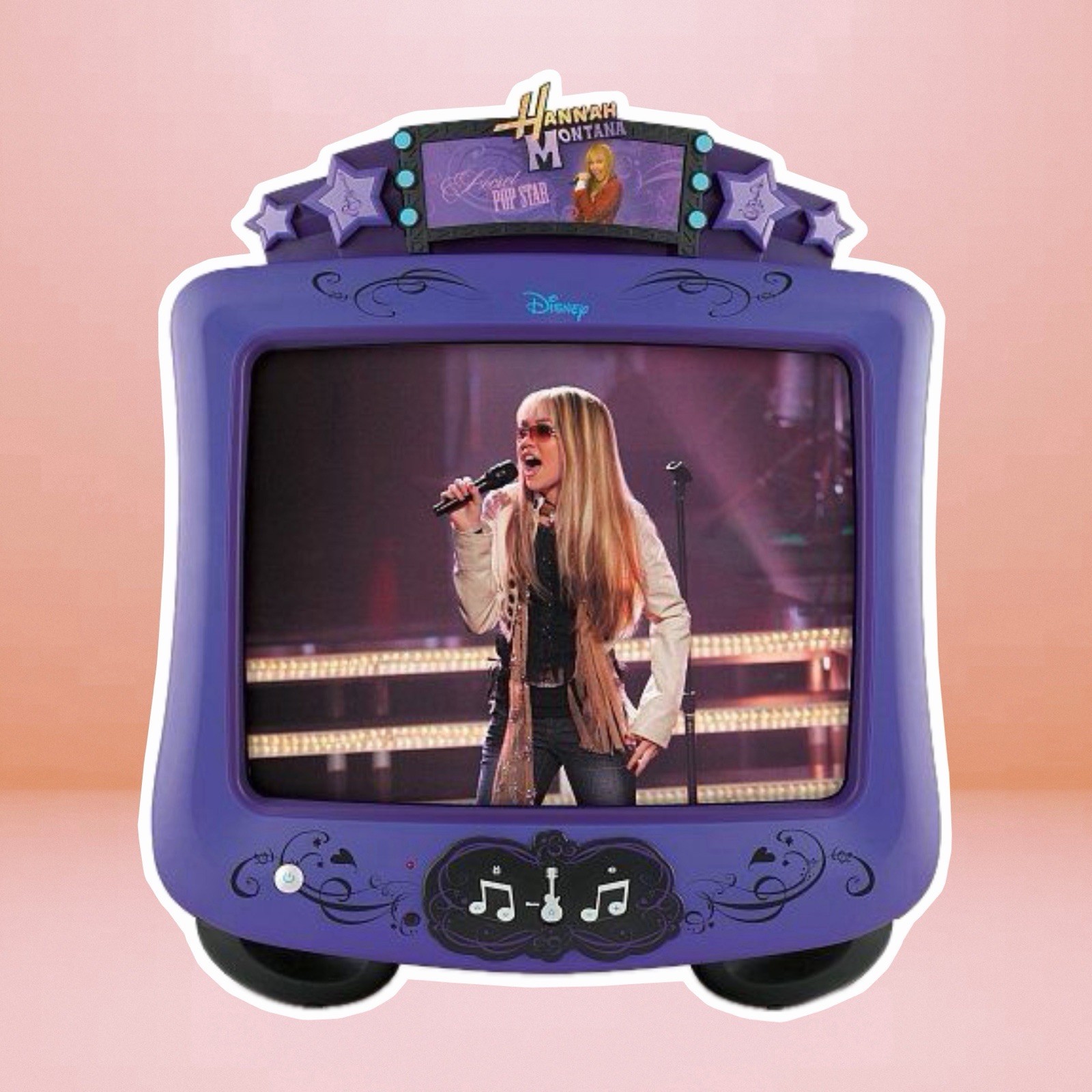 Y2K Disney Channel Hannah Montana Miley Cyrus CRT TV 13