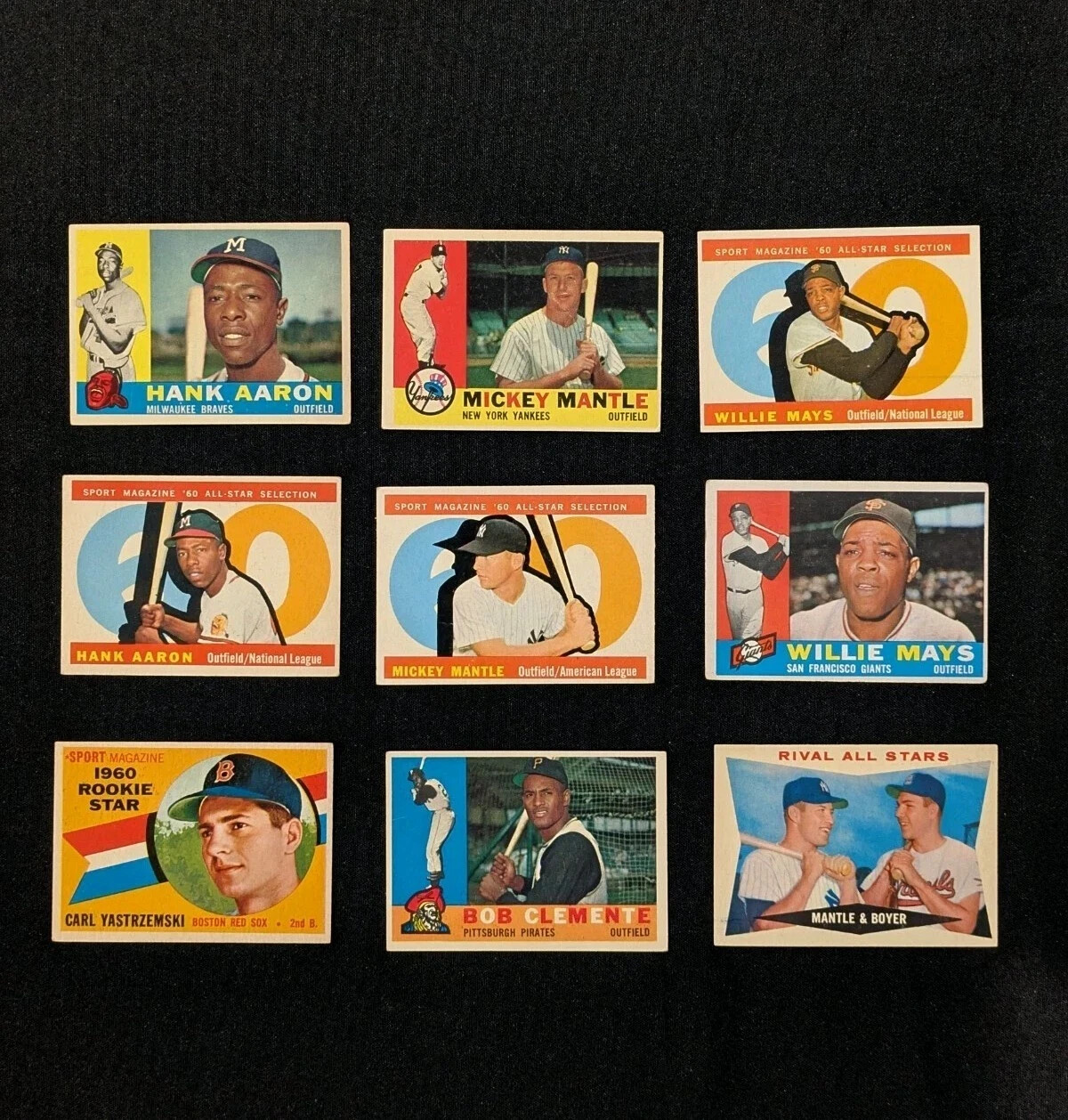 1960 Topps Baseball 250 -600 Complete Your Set -PRICING BASED ON CONDITION 1960 Topps Baseball 250 -600 Complete Your Set -PRICING BASED ON CONDITION