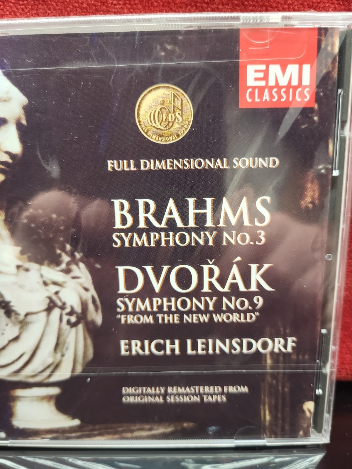 Brahms / Dvorak  / Leinsdorf - Symphony No 3 & 9 (CD, 1995, EMI) Brand New