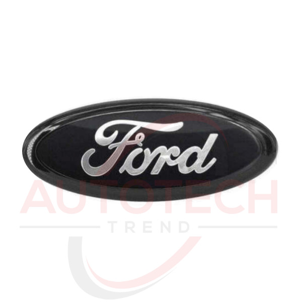 BLACK 2005-2014 Ford F150 FRONT GRILLE/ TAILGATE 9 inch Oval Emblem 1PC