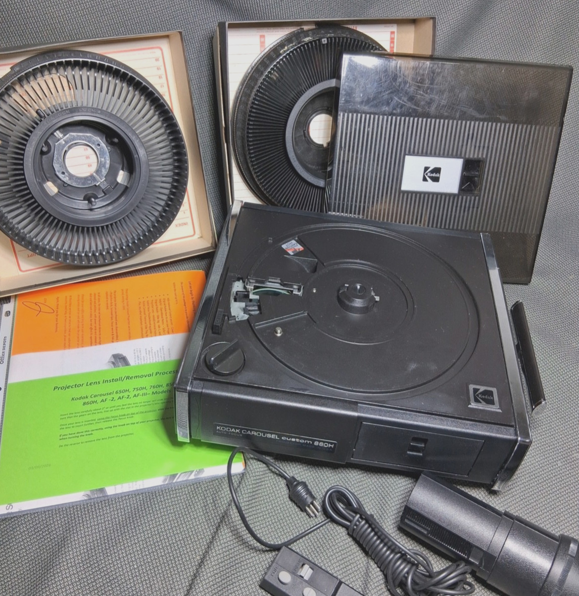 Vintage Kodak Carousel 860H Custom TOP of the Line,  Rebuilt projector (#26357)