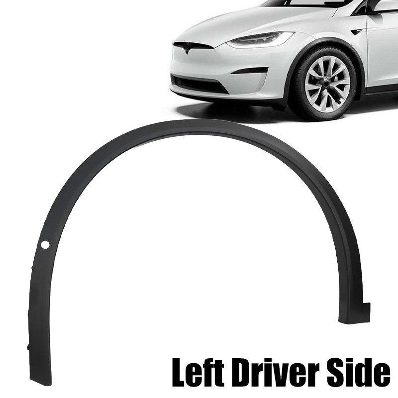 Fit 2016-2023 Tesla Model X Front Left Side Wheel Molding trim Fender Flare