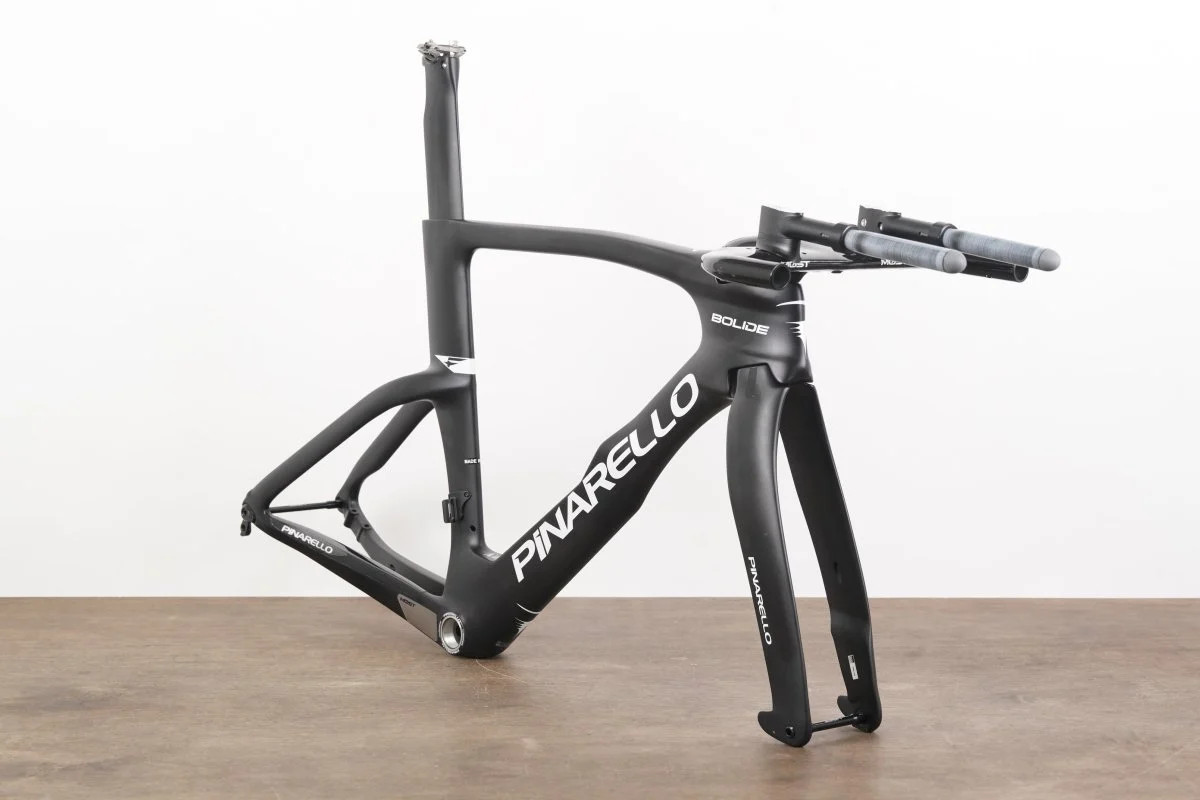 DEMO 52cm Pinarello Bolide TT Carbon Disc Time Trial Triathlon Frameset +