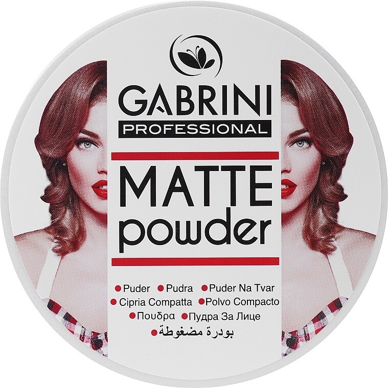 Gabrini Professional Matte Powder – 12g | Long Lasting Oil Control Face Powder 
