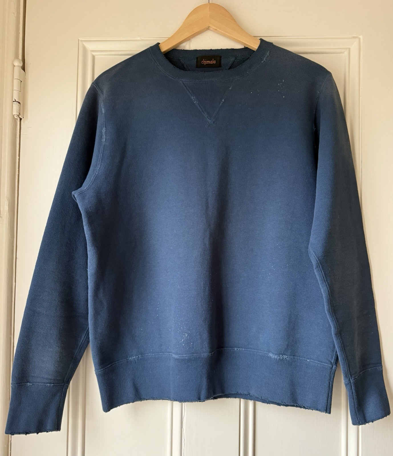 Chimala Distressed Indigo Sweatshirt