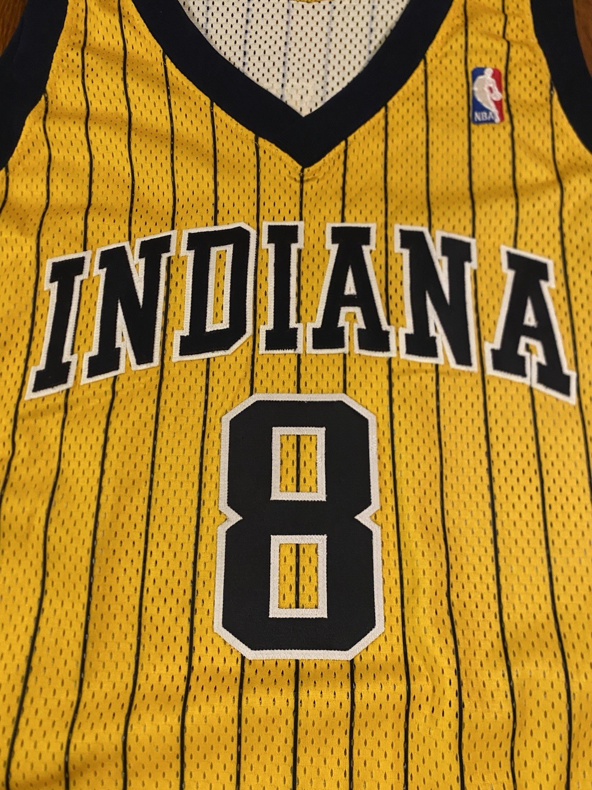 2004-05 NBA Indiana Pacers #8 Anthony Johnson Game Worn Jersey Pro Cut MINT 2004-05 NBA Indiana Pacers #8 Anthony Johnson Game Worn Jersey Pro Cut MINT