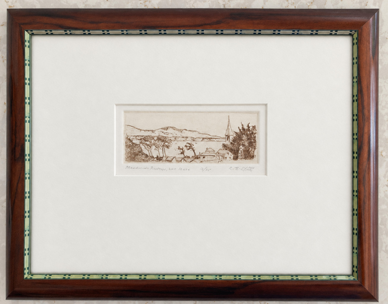 Richard B. Lytle Original Signed Etching \