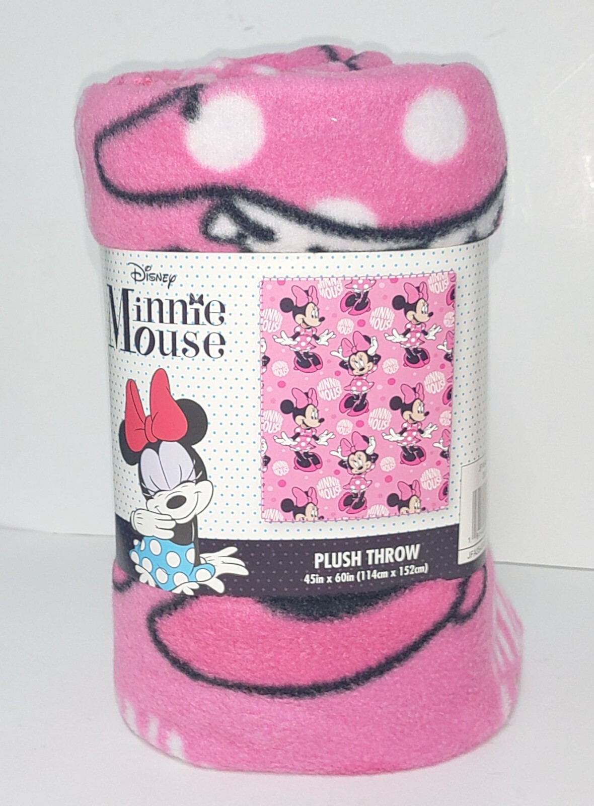 Disney Minnie Mouse Doodle Plush Throw 45\