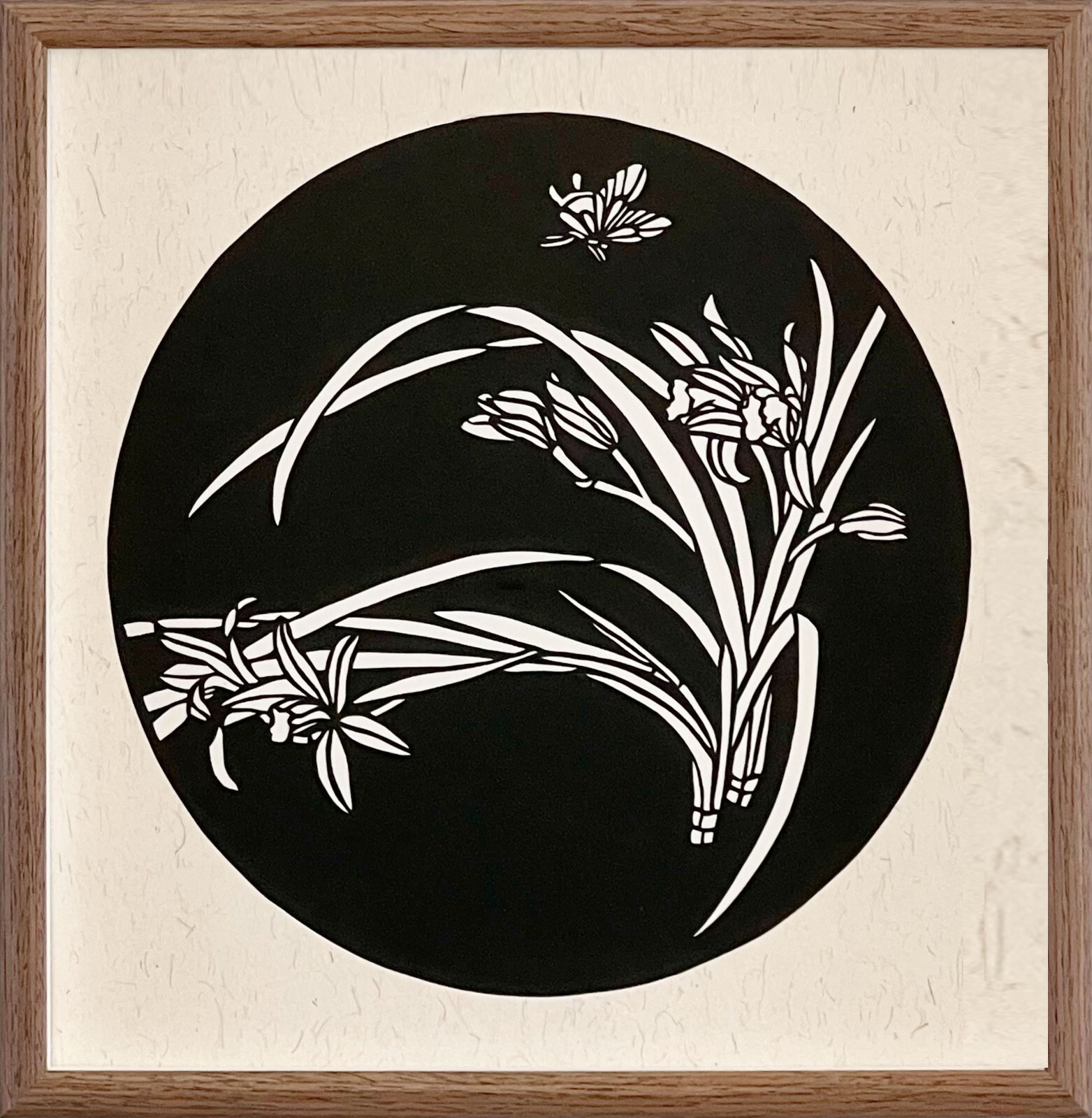 UniqueHomeArt Collection Of Folk Art Paper Cut Wall Art Framed 13 3/4inX13 3/4in