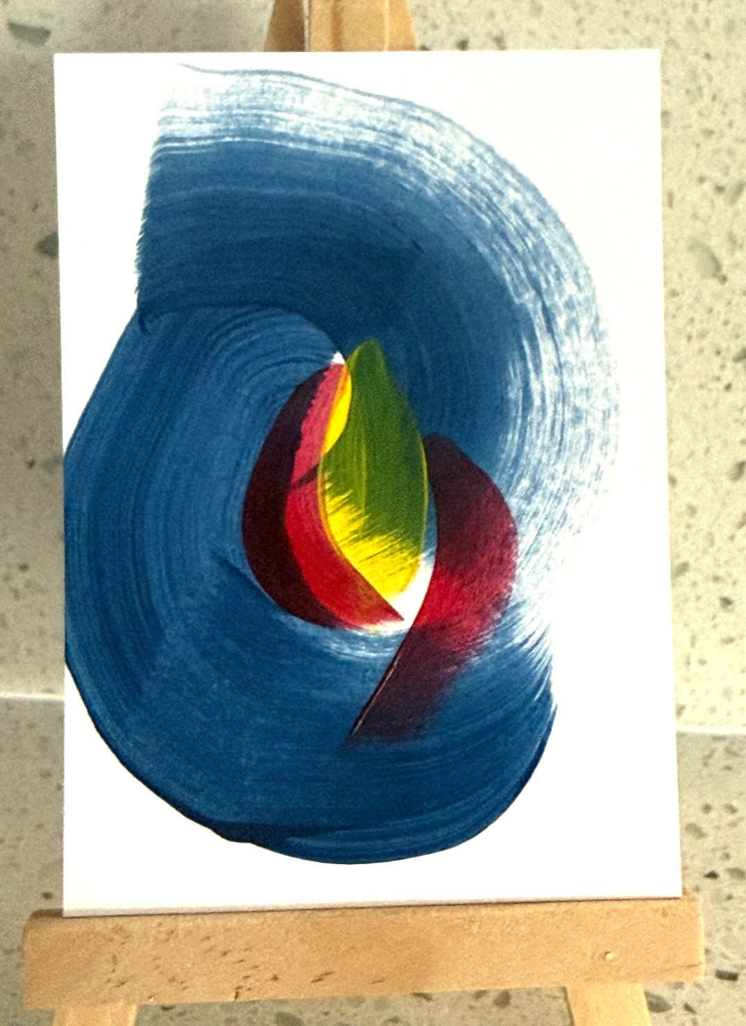 ACEO/ATC Original Acrylic Abstract Mini Painting 