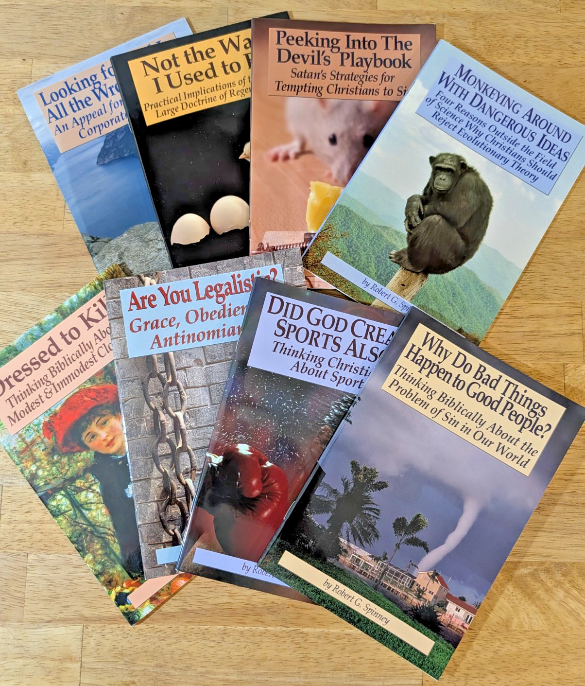Robert G Spinney 8 Christian Topics Books - Doctrine, Theology, Teachings