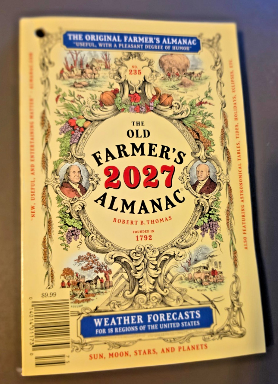 The Old Farmer\'s 2027 Almanac # 235 - Founded in 1792 by Robert B. Thomas