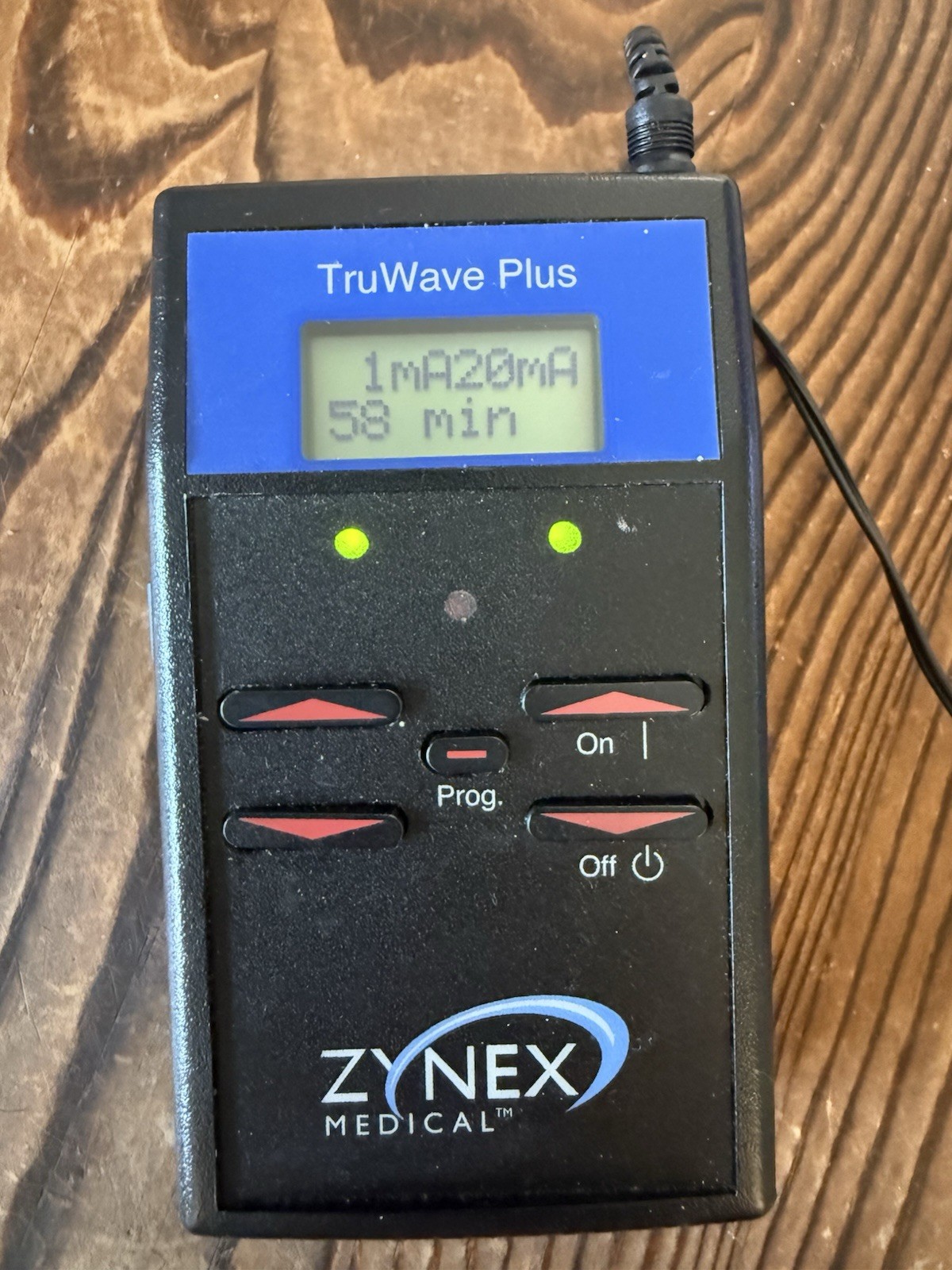 Zynex Medical ~ TruWave Plus ~ With 2 Electro Pads ~ Tested