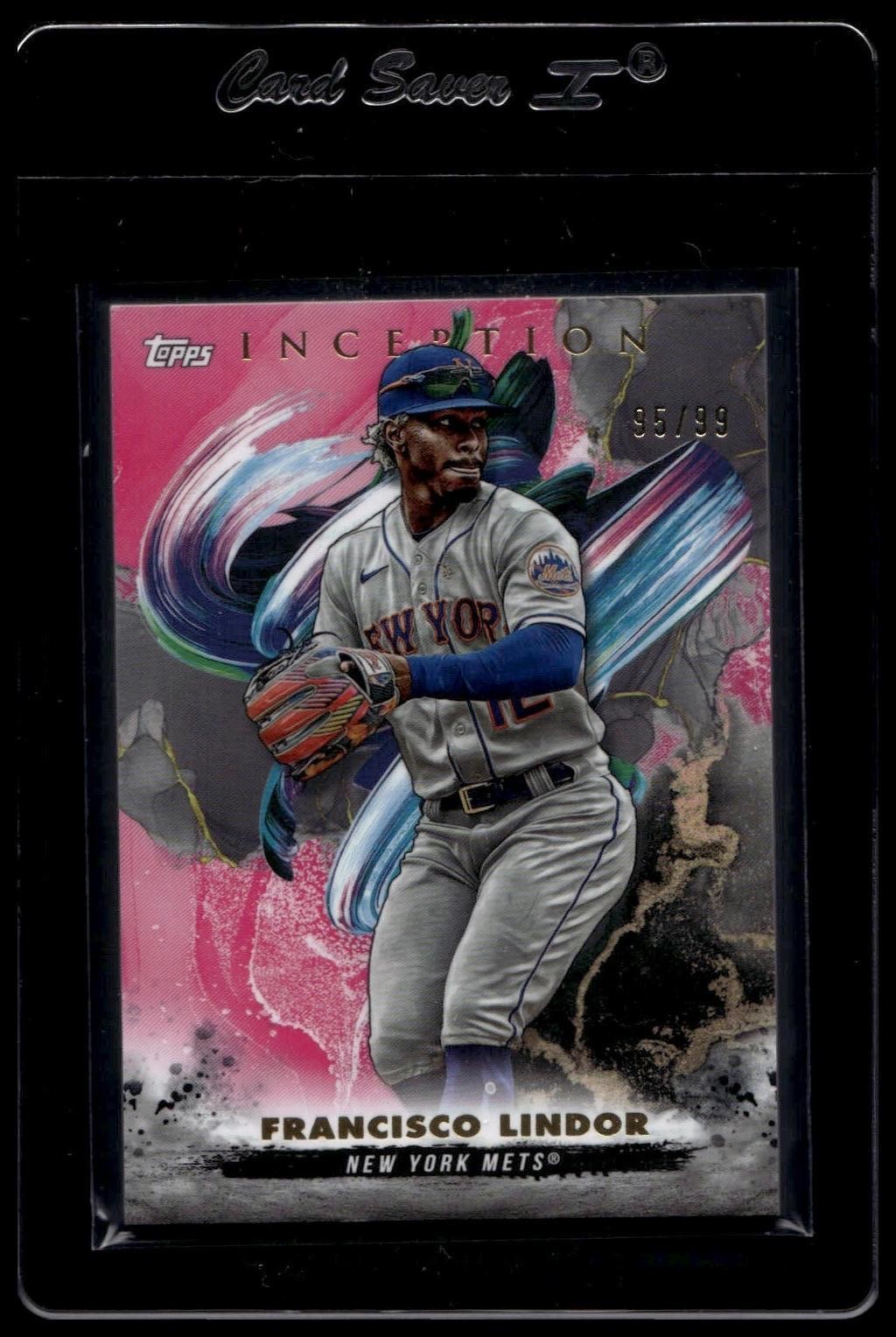 2023 Topps Inception #85 Francisco Lindor Magenta #/99 2023 Topps Inception #85 Francisco Lindor Magenta #/99
