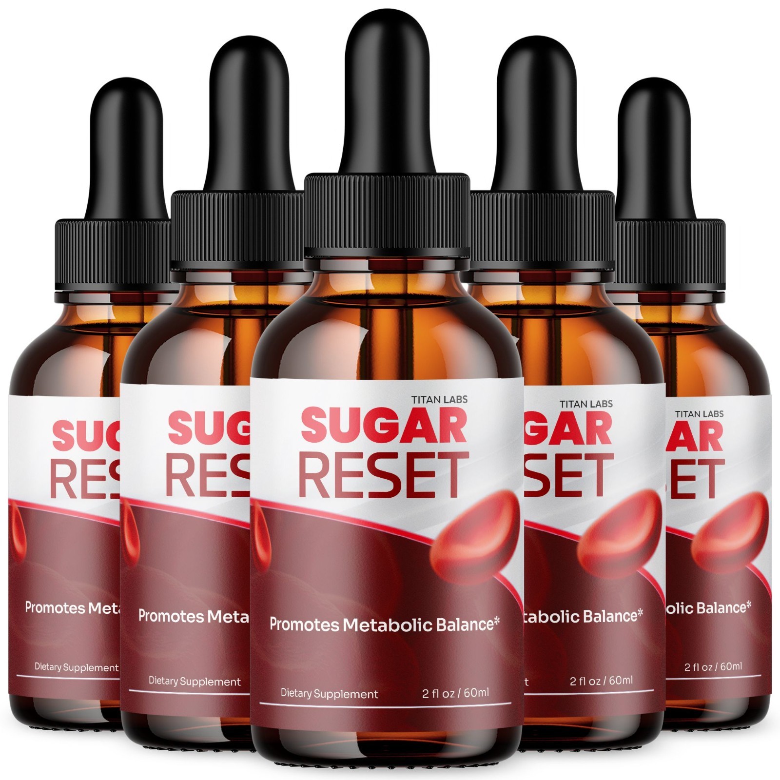 (5 Pack) Sugar Reset Drops Blood Health Support Formula SugarReset 150 Servings (5 Pack) Sugar Reset Drops Blood Health Support Formula SugarReset 150 Servings