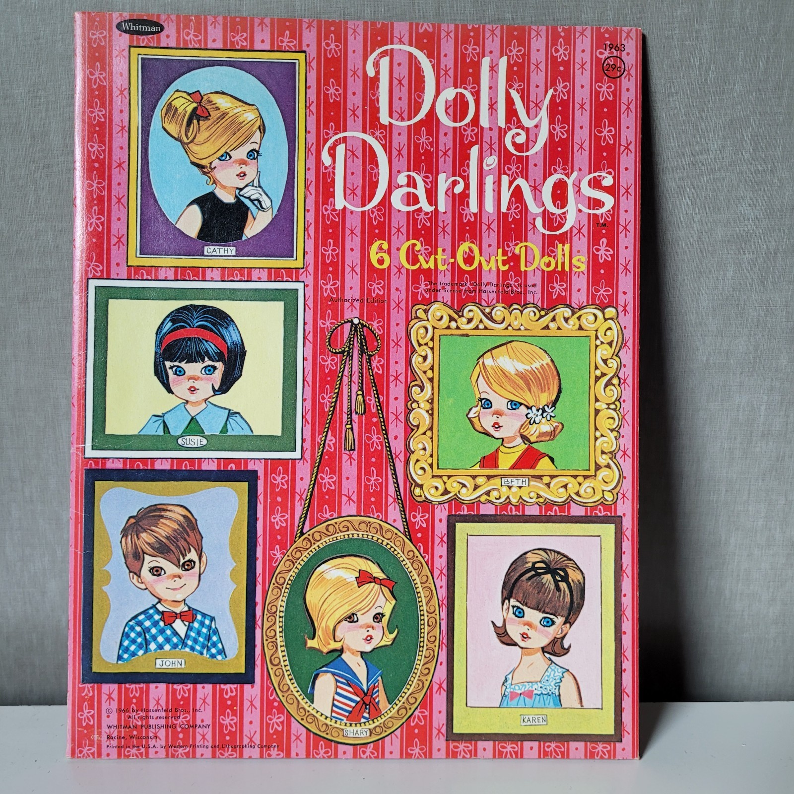 Vintage 1966 Dolly Darlings Paper Dolls Complete Set 6 Dolls Whitman Carry Case Vintage 1966 Dolly Darlings Paper Dolls Complete Set 6 Dolls Whitman Carry Case