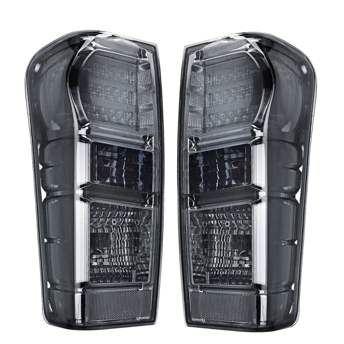 2X LED Smoked Rear Stop Brake Tail Light for Isuzu DMax 2012 2013 2014 2015 2016