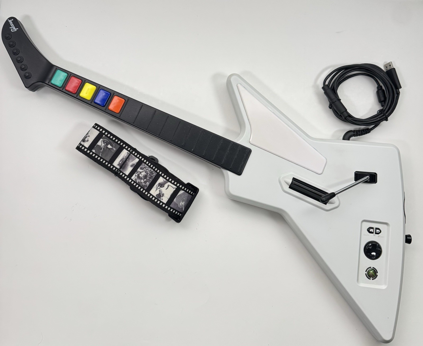 RedOctane X-Plorer Guitar Hero Controller Xbox 360 95065 Wired Gibson Tested