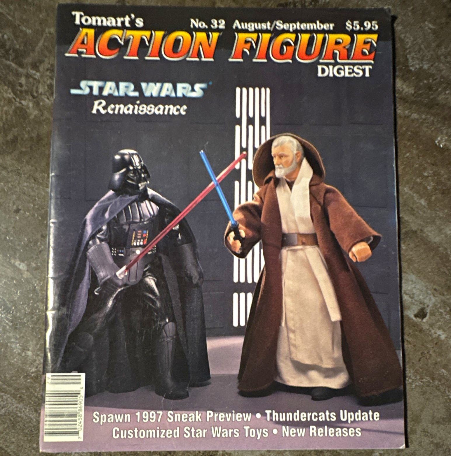Tomart\'s Action Figure Digest Issue #32 Aug/Sep 1997 Star Wars Spawn Thundercats Tomart\'s Action Figure Digest Issue #32 Aug/Sep 1997 Star Wars Spawn Thundercats