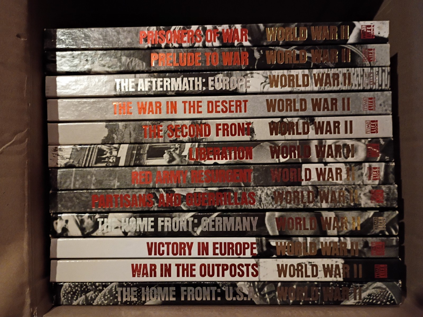 Vtg Time Life World War II Lot Set of 12 Hardcover WW2 History Books SEE NOTES 