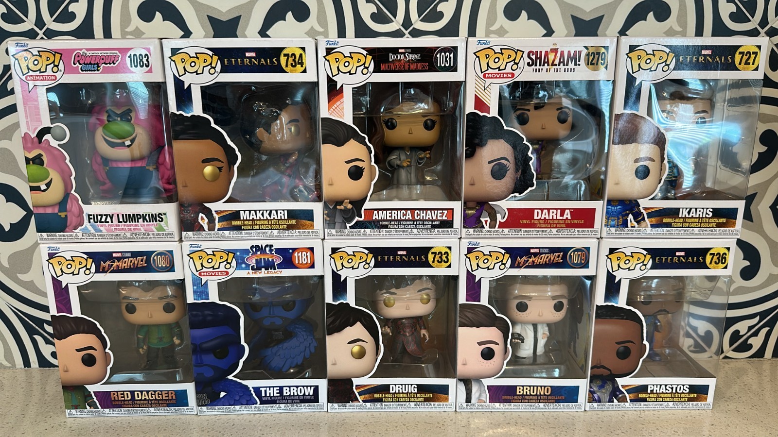 Funko Pop Vinyl Figures Mixed Lot 10-Pack Collectible Set w/ Original Boxes 