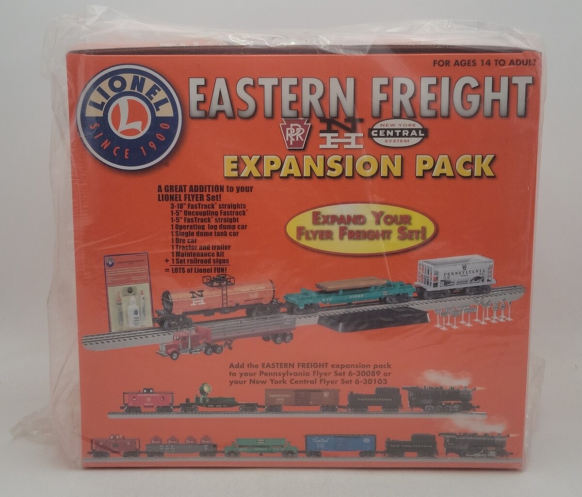 Lionel 6-30112 O Gauge Eastern Freight Expansion Pack MT/Box