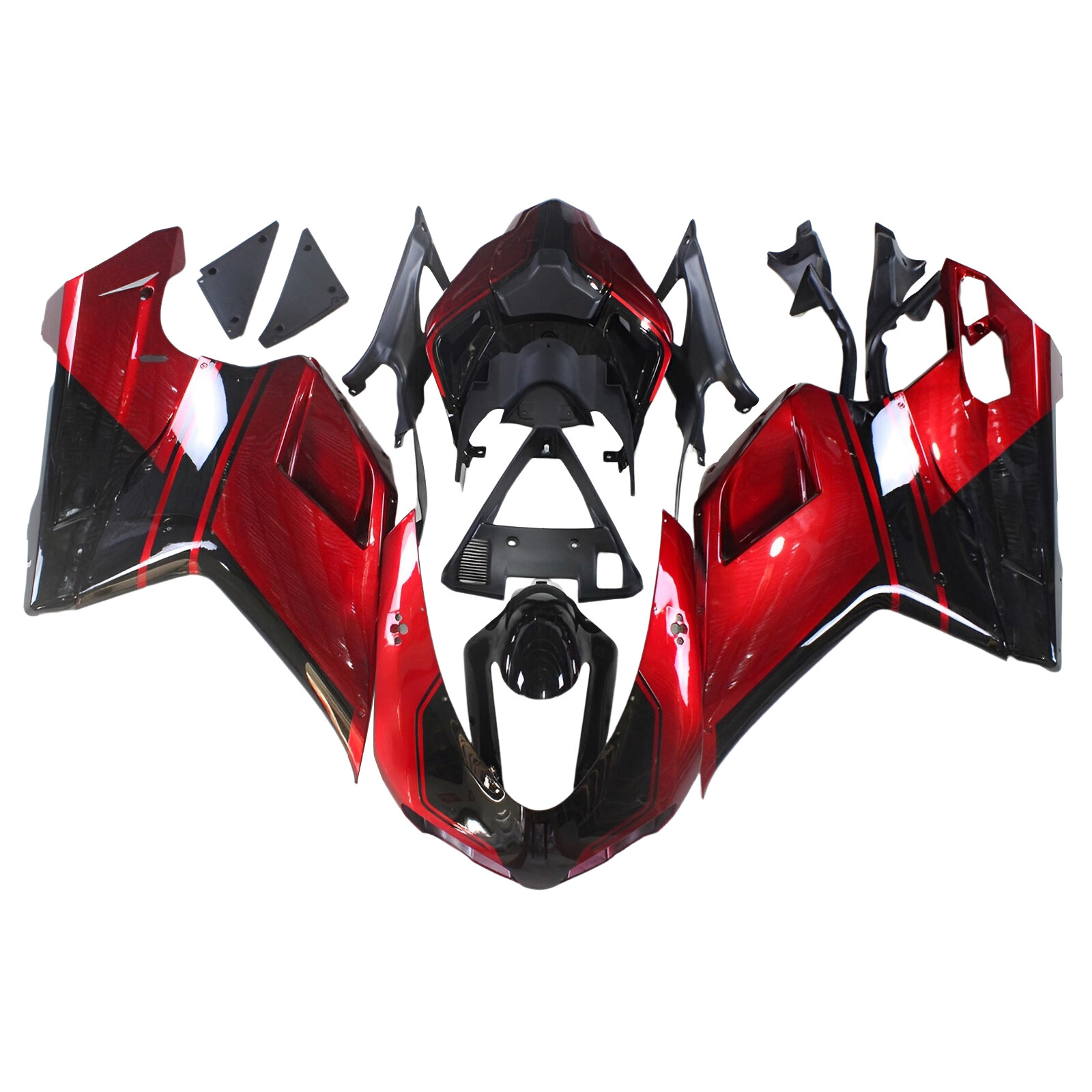 Injection Full Bodywork Fairing Kit For Ducati 1098 848 1198 2007-2012 Bodykit