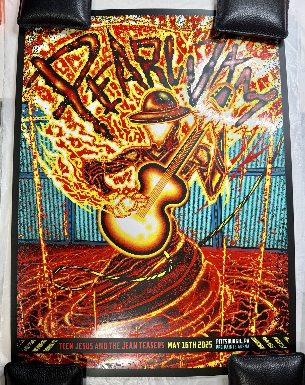 Pearl Jam Pittsburgh 2025 Poster Show Edition Brad Klausen PPG Paints Arena 🔥 Pearl Jam Pittsburgh 2025 Poster Show Edition Brad Klausen PPG Paints Arena 🔥