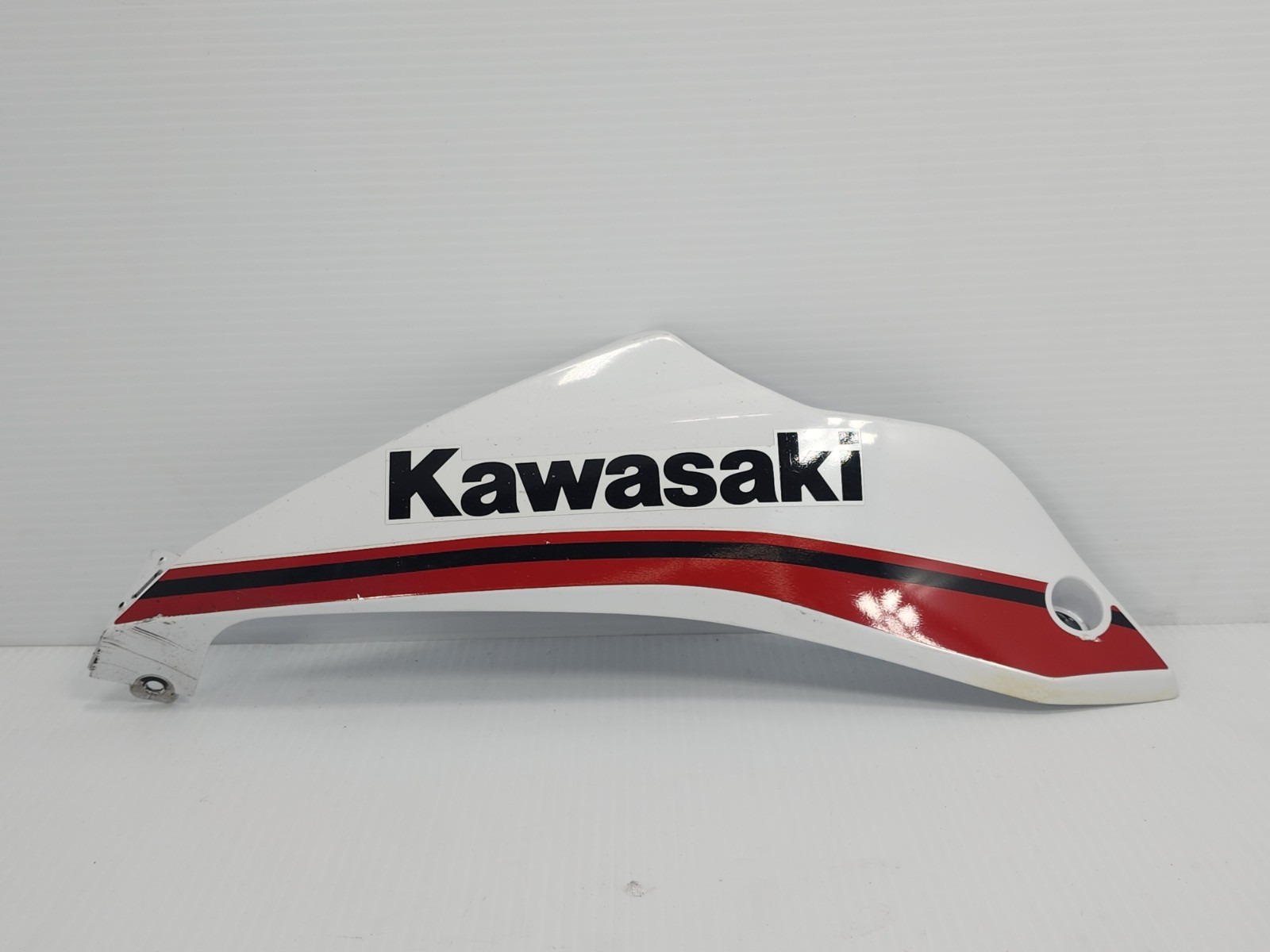 17-26 Kawasaki Ninja 650 OEM Left Lower Fairing Cowling 55023-0634 White