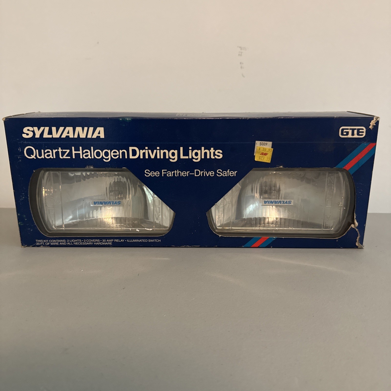 Vintage Sylvania Quartz Halogen Driving Lights Kit GTE *New Old Stock* Vintage Sylvania Quartz Halogen Driving Lights Kit GTE *New Old Stock*