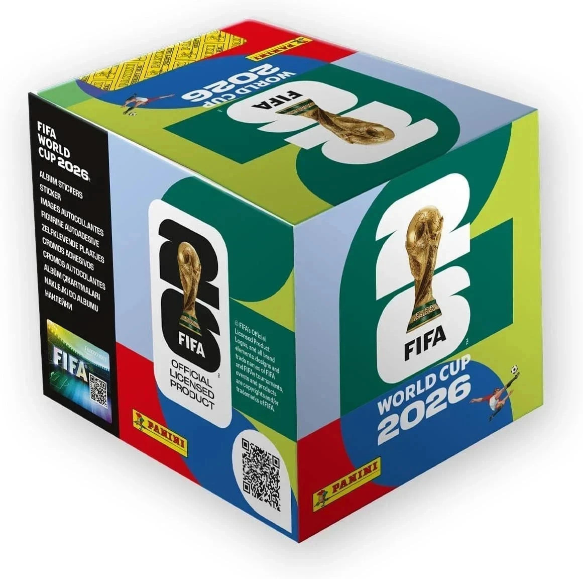 Panini FIFA World Cup 2026 Official Sticker Box – 50 Packs, 350 Stickers US