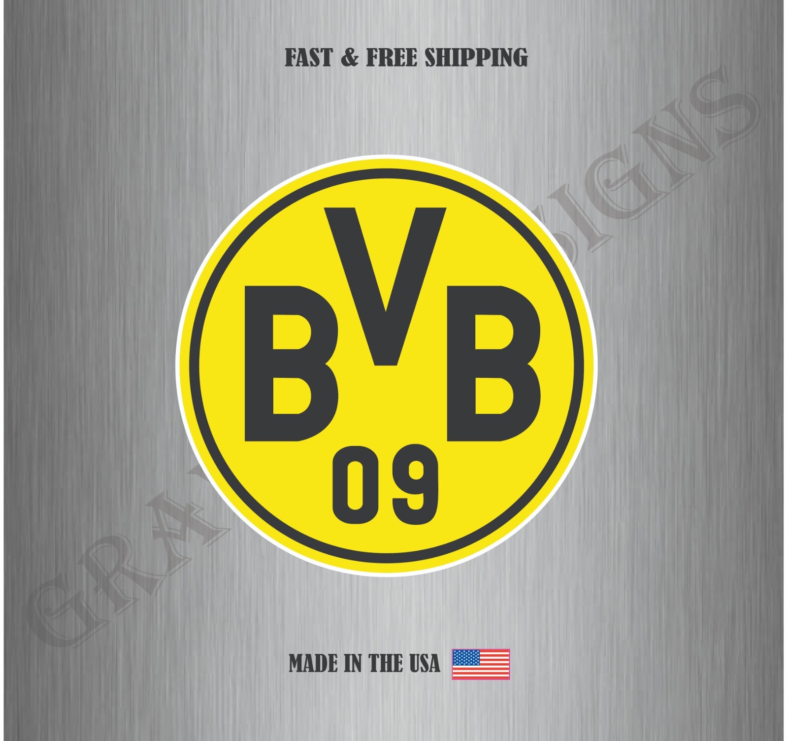 Borussia Dortmund FC Germany Bundesliga Vinyl Sticker Decal Soccer Football US