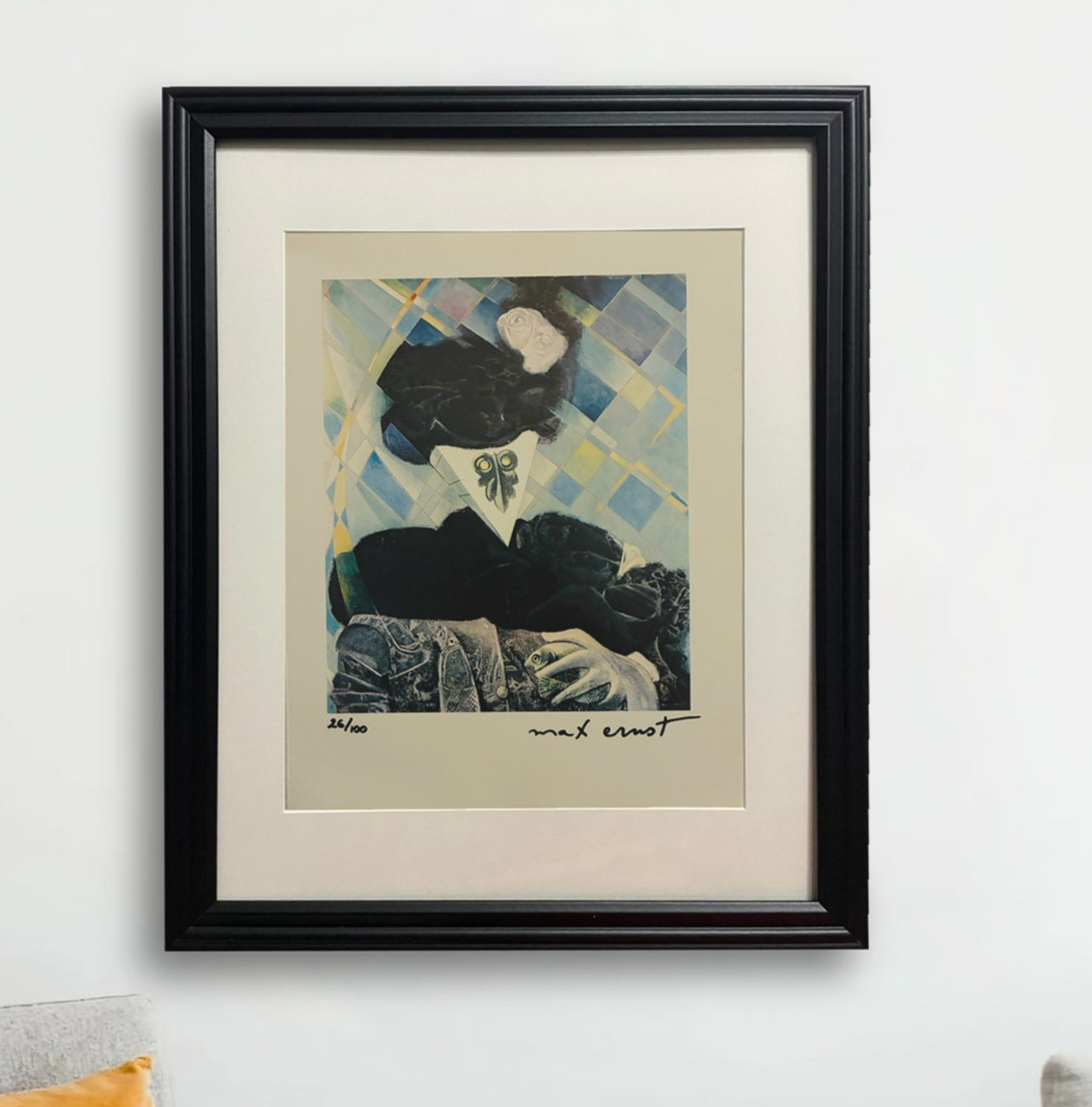 Max Ernst Hand-Signed Original Print With COA and +$3,500 USD Appraisal