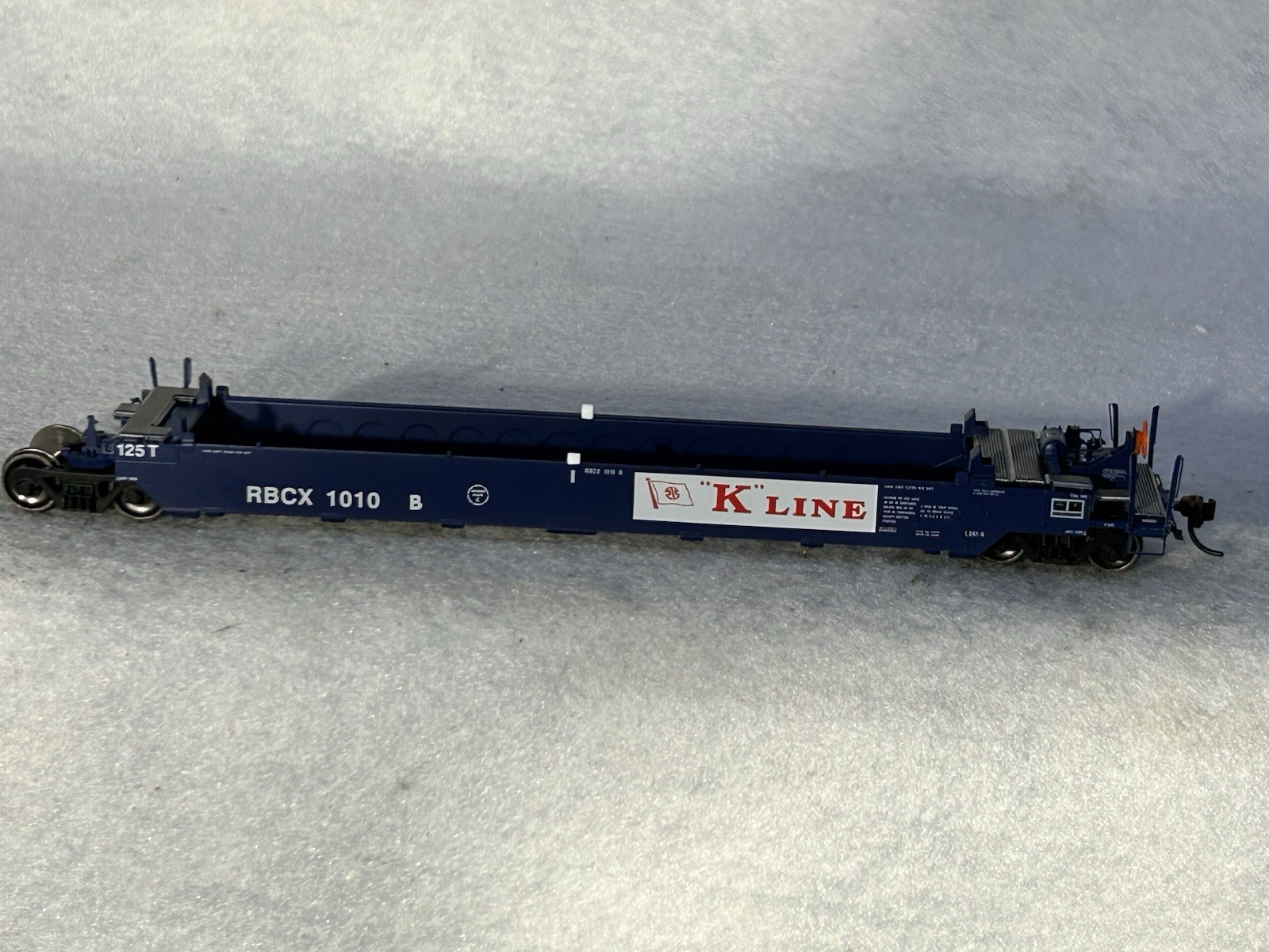 Beautiful Athearn RTR Maxi 1 K Line Rail Bridge Well Car Early 5-Pak HO