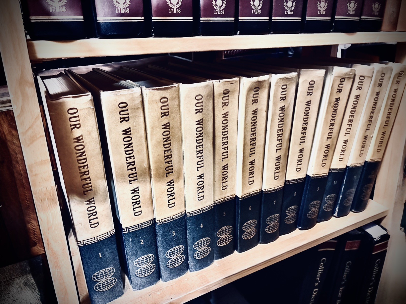 RARE Vtg. 1962 Our Wonderful World Volumes 1-18 HC Lot Children\'s Encyclopedia