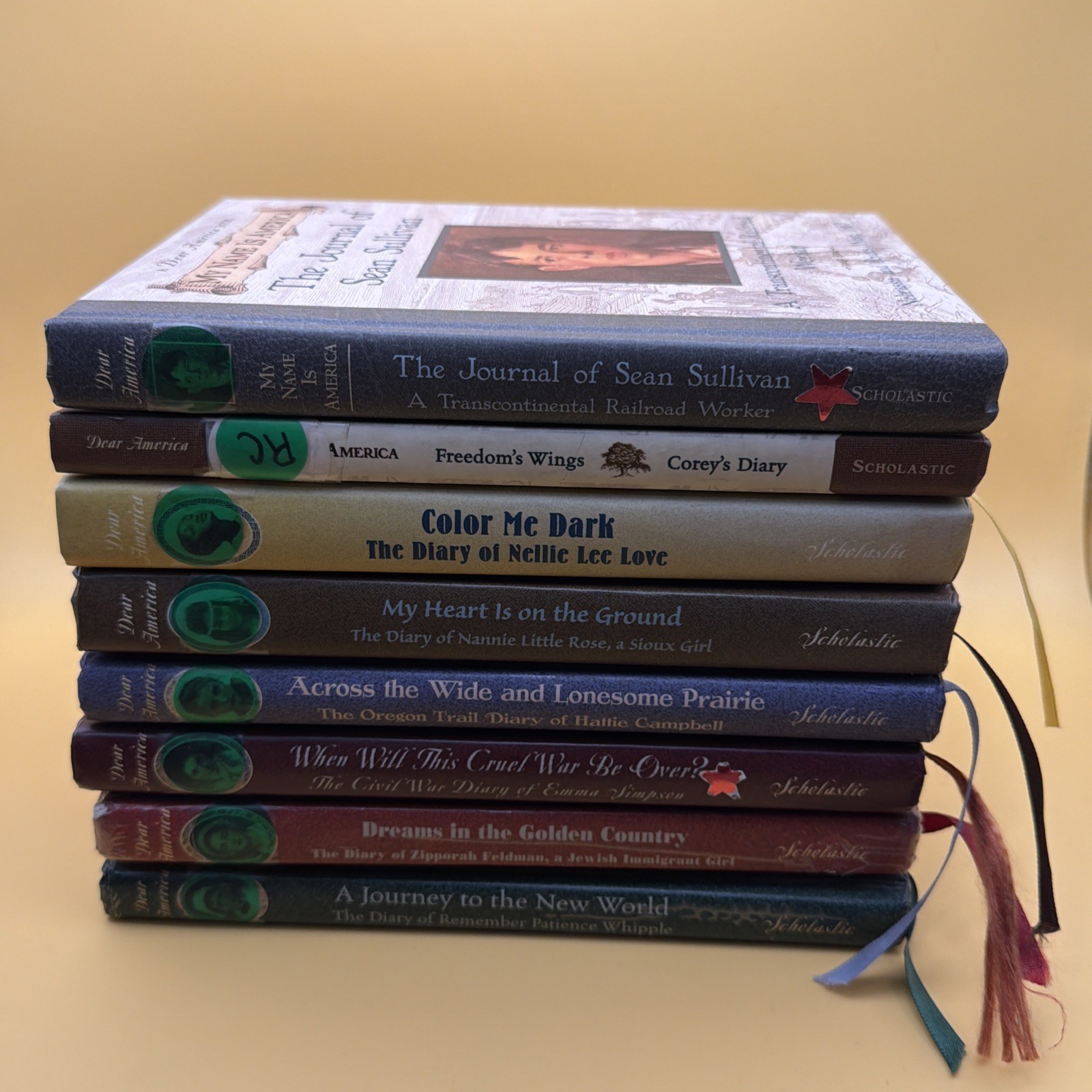 Lot of 8 Dear America Royal Diaries Hardcover Books Scholastic 